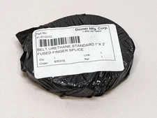 Dorner Mfg 41-0102/02 Urethane Fused Finger Splice Belt 1" x 2' Conveyor Part