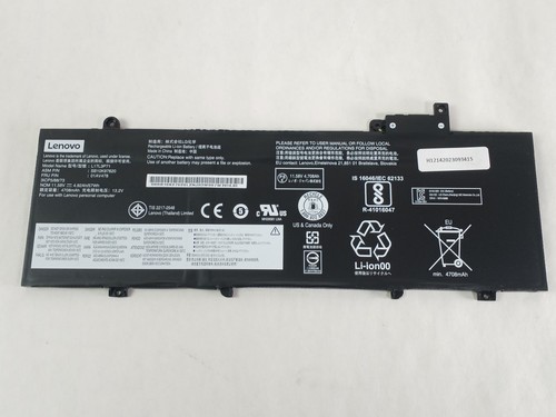 Lenovo ThinkPad T480s 4920mAh 3 Zellen 11,58 V Laptop Batterie 01AV478
