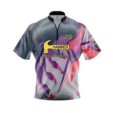 Custom Name Hammer Zero Mercy Solid Bowling Jersey Shirt Short & Long Sleeves