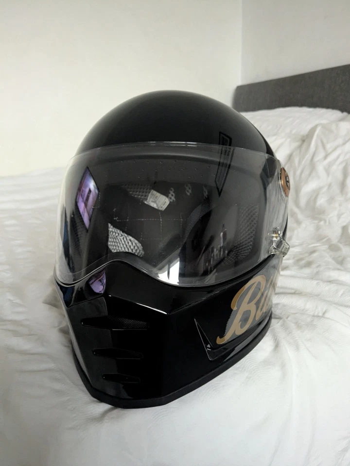 Biltwell Lane Splitter Motorcycle Helmet Small - Image 4 of 4