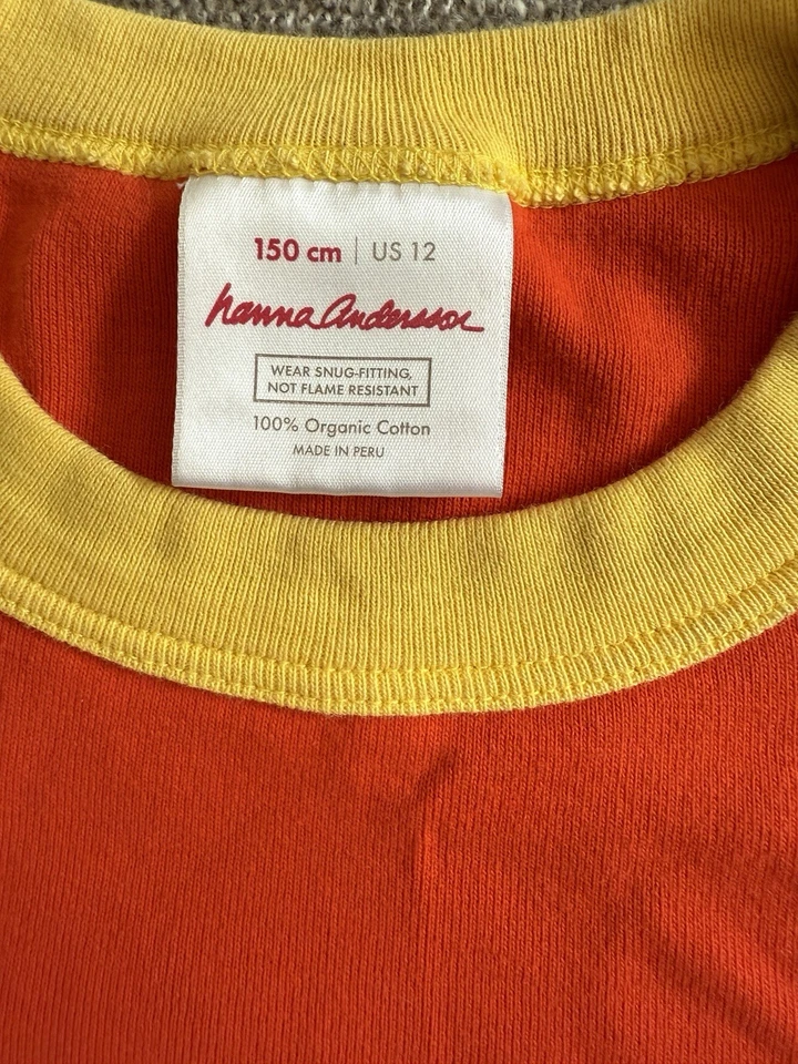 Hanna Andersson Niños Halloween Murciélago Largo John Pijama Set Foto 3 de 4