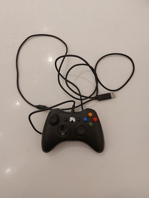 Diswoe Xbox 360 Controller | Kabelgebunden (USB) | Auch für PC (Windows) | Schwa