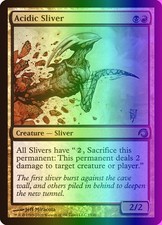 MTG Magic the Gathering Acidic Sliver (13/41) PDS Slivers LP FOIL