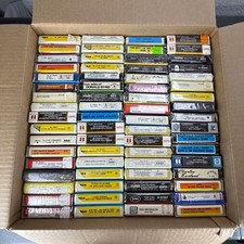 Lot Of 68 Vintage Factory Sealed 8 Track Tapes Various Artists/Genres NOS