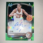 Topps Bowman Chrome Aaliyah Crump Green Refractor Auto /99 2025-26