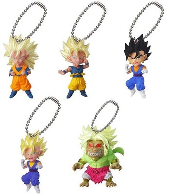 Dragon Ball Z Ultimate Deformed Maskottchen UDM Burst 13 Komplettsatz 5 Gashapon