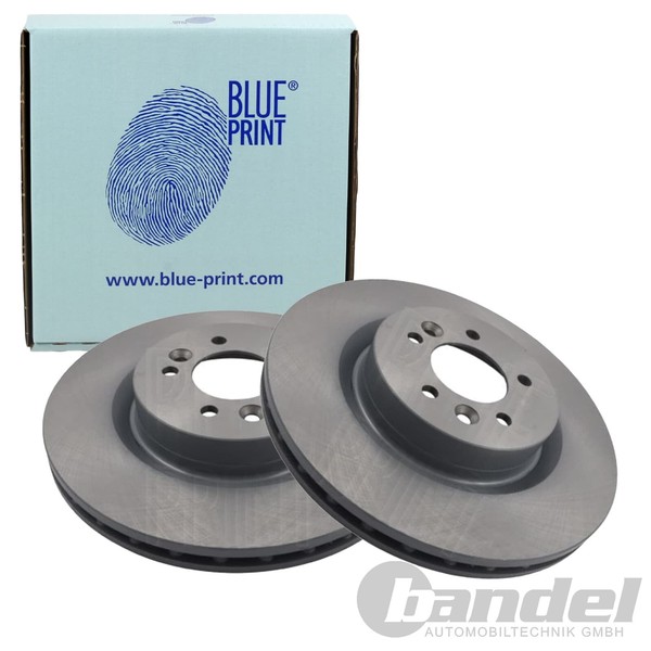 2X Blue Print Bremsscheiben 360Mm InnenbelÜFtet Vorne Passend FüR Land Rover DIS-image