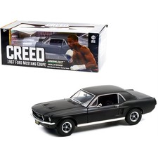 1967 Ford Mustang Coupe Matt Black (Adonis Creed's) Creed (2015) Movie 1/18 Diec