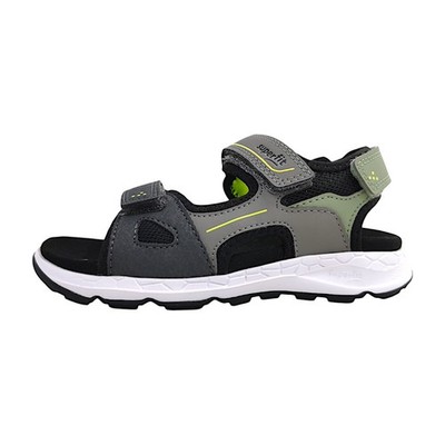 Superfit Criss Cross Kinderschuhe Jungen Sandalen Grau Freizeit