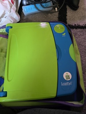 2001 LeapFrog LeapPad Learning System Lot Books & Cartridges + Case TESTED
