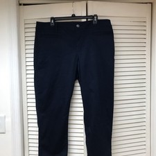 Lane Bryant size 18 navy capris Stretch, EUC 