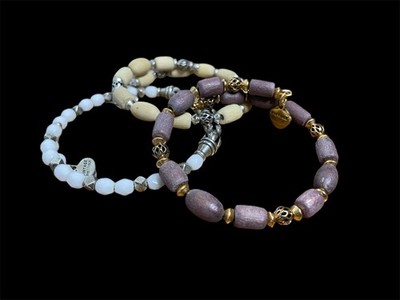 Alex and Ani Beaded Wrap Style Bracelets