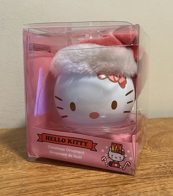 SANRIO HELLO  KITTY 2013 CHRISTMAS ORNAMENT PINK SANTA HAT KURT S. ADLER