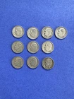Lot Of 10 Roosevelt Dimes - 1959 D