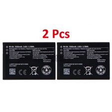2PCS 1500mAh BV-6A Battery For Nokia Banana 2060 3060 5250 C5-03 8110 4G Mobile