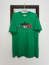 Vintage Mexico Football Green Shirt Soccer Tee Jersey Mens National Size XL