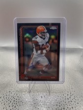 2025 Topps Chrome Josh Cribbs Browns Legends Auto True Black Refractor /10