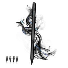 Stylus Pens for Touch Screens Power-Display Tablet Pen POM Tip 2SS-Black