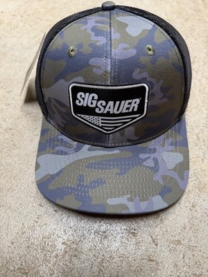 SIG SAUER Camo Hat Adjustable Cap Mesh Back - New With Tags M17 365 MCX P320 MPX