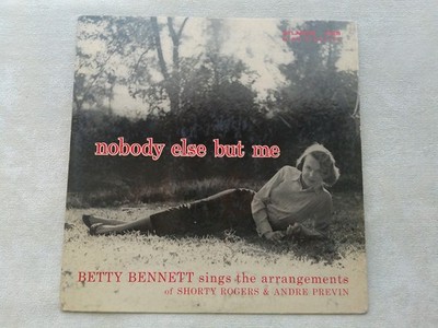BETTY BENNETT  NOBODY ELSE BUT ME ORIG.  ATLANTIC 1226 BLACK/SILVER DG
