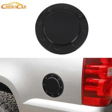 Black Door Gas Cap Fuel Filler Tank Cover Trim For Chevy Tahoe Avalanche 07-13