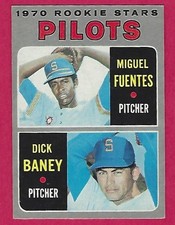 1970 Topps Pilots Rookies # 88 - Miguel Fuentes & Dick Baney