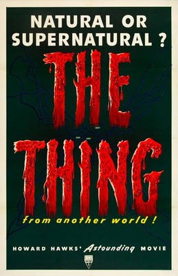 The Thing from the Another World 1951 Horror Movie Poster reprint wall art 11x17