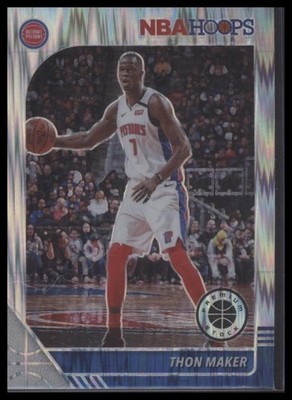 2019-20 Hoops Premium Stock #58 Thon Maker Prizms Flash