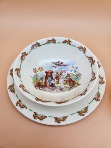 Royal Doulton Bunnykins 3-teiliges Set (Tasse, Schale, Teller) - Bild 3 von 6