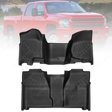 Tpe Floor Mats Liners Set For 2007-2013 Chevy Silverado Gmc Sierra 1500 Crew Cab Tpe Floor Mats Liners Set For 2007-2013 Chevy Silverado Gmc Sierra 1500 Crew Cab