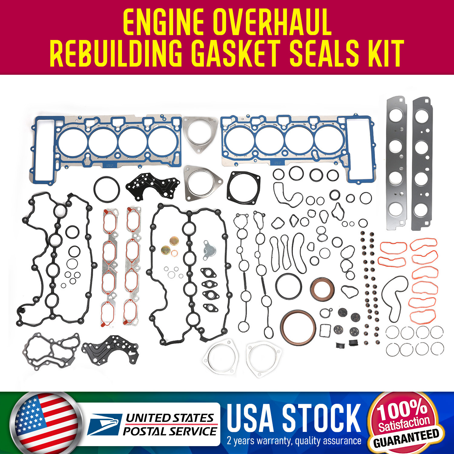 VW Touareg Audi S5 A6 A8 Q7 4.2L Engine Cylinder Head Gasket Seal Kit