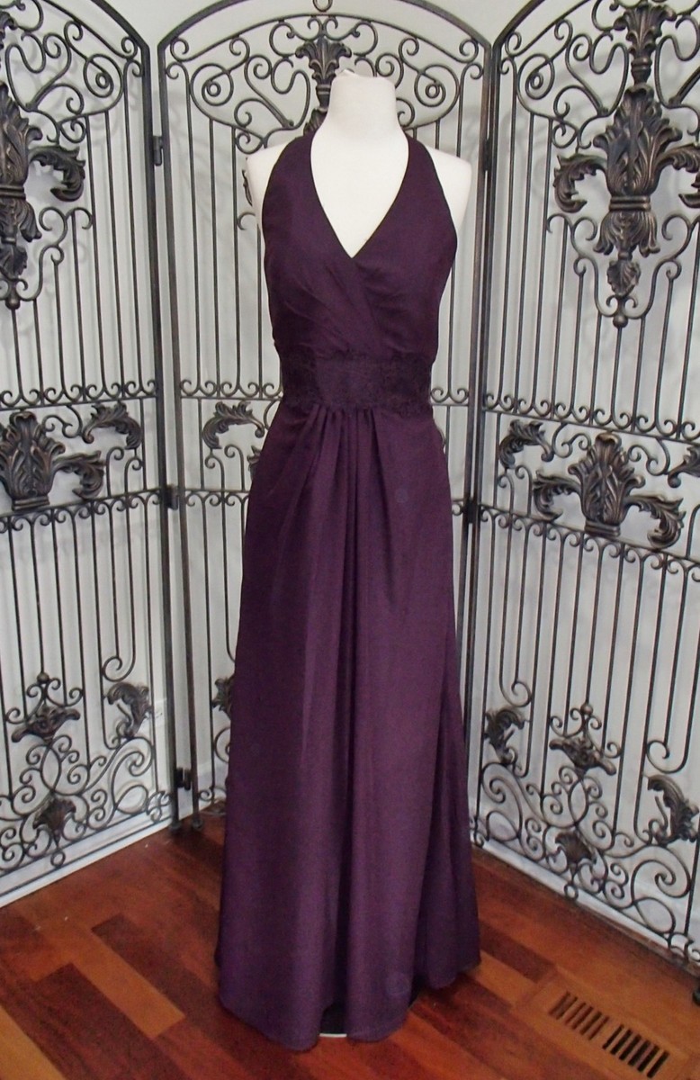 aubergine formal dresses S161 JORDAN 1003J SZ 12 $214 COCKTAIL GOWN DRESS formal dark purple dress