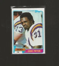 1981 TOPPS EDDIE PAYTON #304 NRMT HIGH GRADE