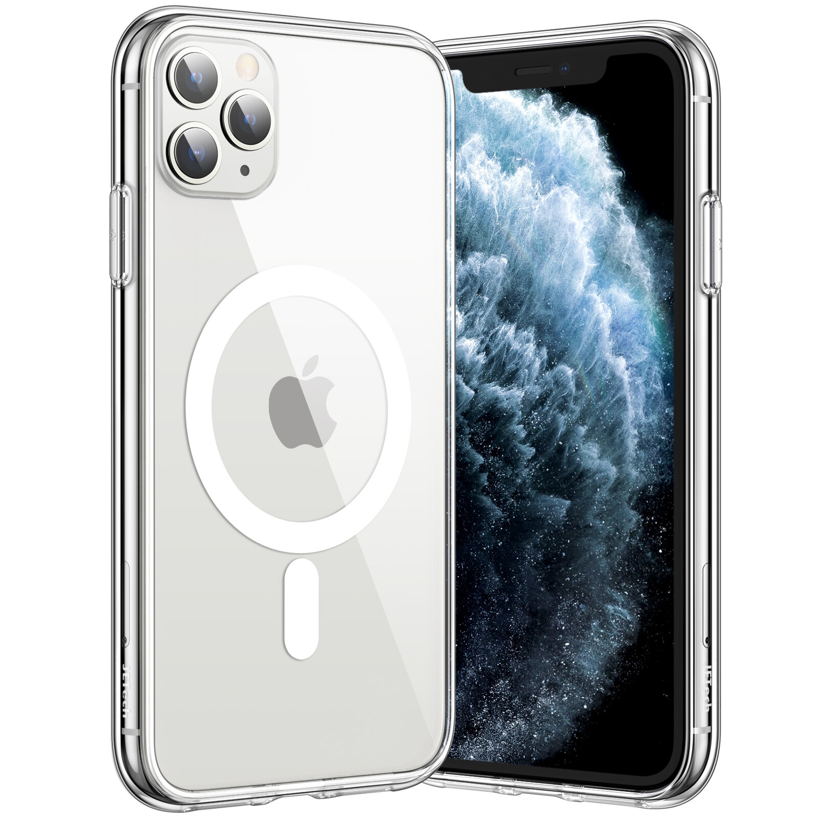 JETech Magnetic Case for iPhone 11 Pro Compatible with MagSa
