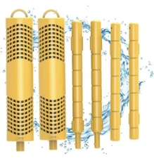 Spa in-Filter Mineral Sticks Parts for Hot Tub Filter Cartridge, Yellow, 2PCS