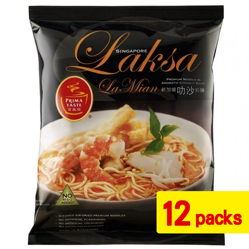Prima Taste Laksa Ramen Nudel La Mian (12er Pack)