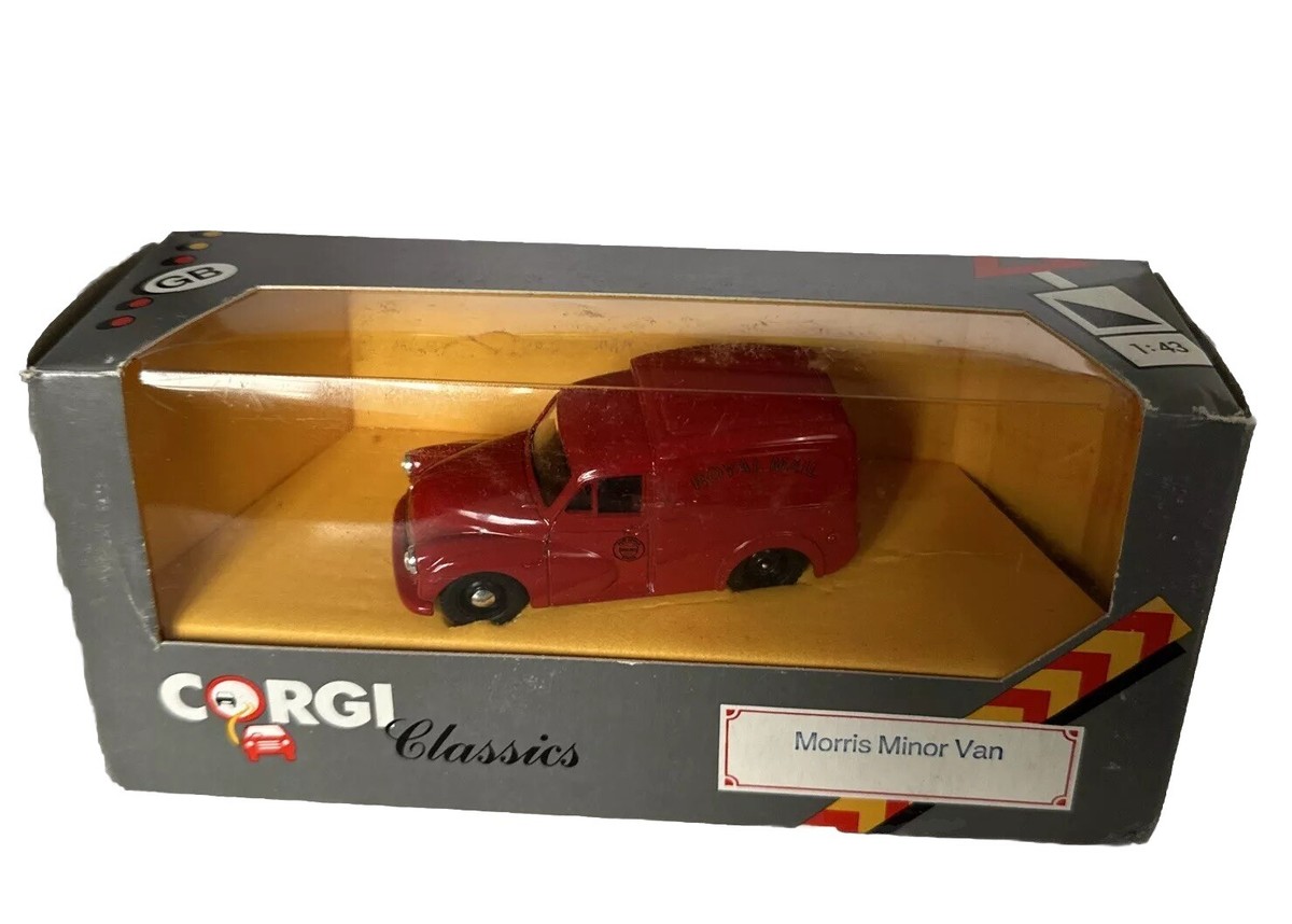 Corgi Classics Morris Minor Van Royal Mail Red 1:43 Scale | eBay