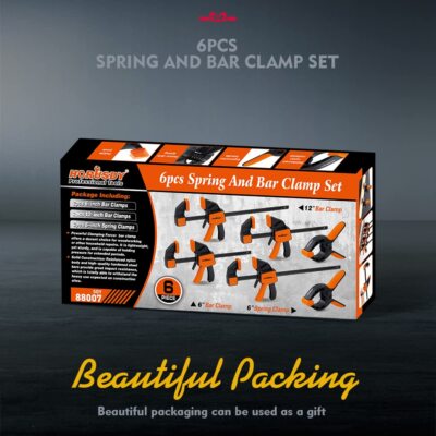 6-Pack Wood Clamps for Woodworking 12