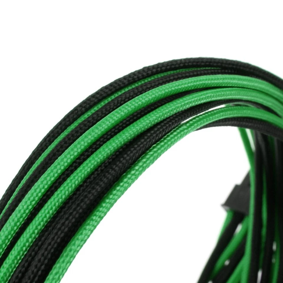 CableMod CM-Series VS 550/650/750 ModFlex™ Cable Kit - BLACK / GREEN CM-CV2-FKIT - Bild 2 von 4