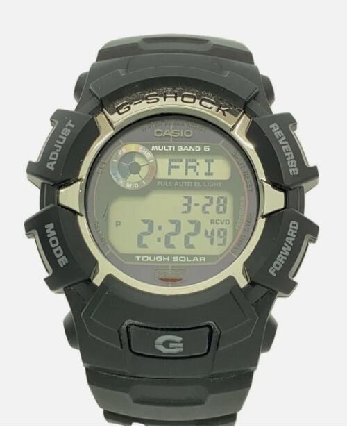 時計 CASIO G-SHOCK KENWOOD Casio G-Shock Solar Atomic GW-2310BD Case with Black Resin Band