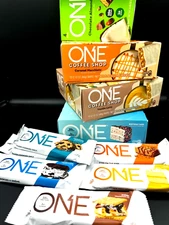 45 ASSORTED FLAVOR - One 1 Brand ONE 20g Protein Bar GF1g Sugar