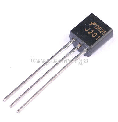 20 PCS J201 JFET N-Channel Transistor 50mA 40V TO-92 NEW