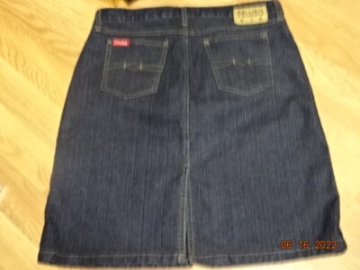 MUDD JEANS Skirt Size Denim Jean Skirt Dark Wash
