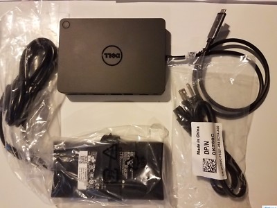 Dell USB-C WD15 Triple 4K Monitor Dock with 130W Adapter Included, K17A