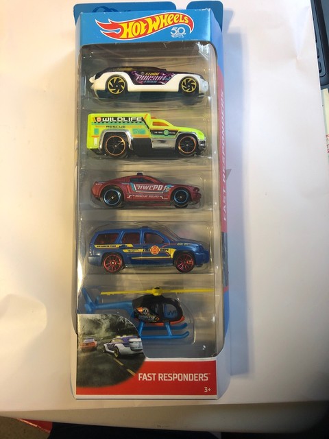 hot wheels fast responders 5 pack
