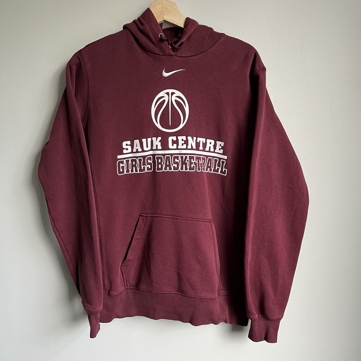 women's burgundy nike sweatshirt