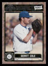 2011 Playoff Contenders Prospect Ticket Crystal Collection #RT1 Gerrit Cole /299