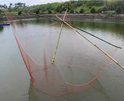 Strong Nylon Line Small Mesh Fishing Net Carried Automatic Catch Fish Net