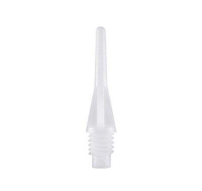 Bull's Soft Dart Tips Spitzen, Star Points, Weiss, 100 Stück Beutel