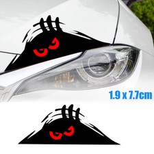 Funny Peeking Red Eyes Monster Sticker Car Bumper Window Vinyl Decal Accessories